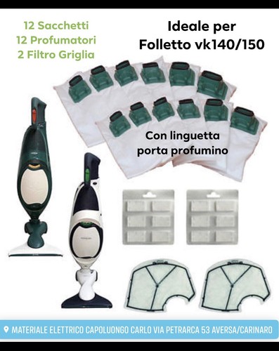 Sacchetti folletto 140 vk - folletto,