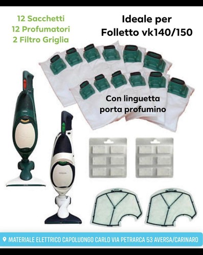 Sacchetti folletto 140 vk - sacchetti,